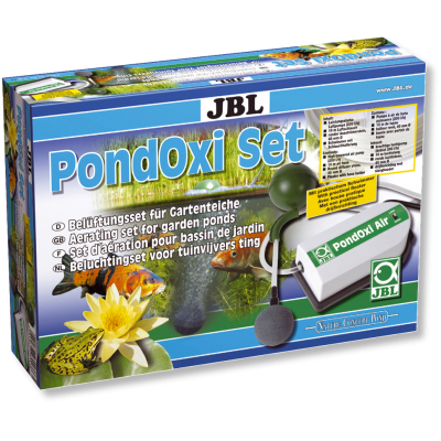 Комплект с компрессором для аэрации в садовых прудах JBL PondOxi-Set 200 л/ч