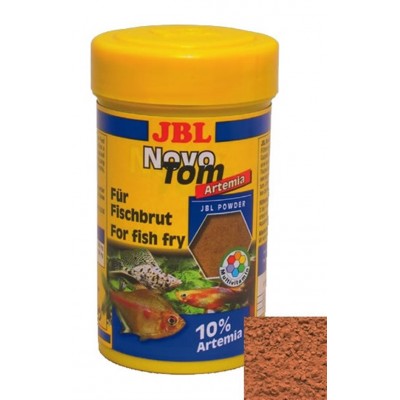 Основной корм для мальков живородящих аквариумных рыб JBL NovoTom Artemia 60 г