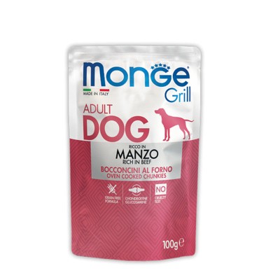 Паучи для собак говядина Monge Dog Grill Pouch Beef 100 г