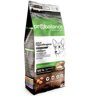 Корм сухой для взрослых собак всех пород ProBalance Hypoallergenic 3 кг