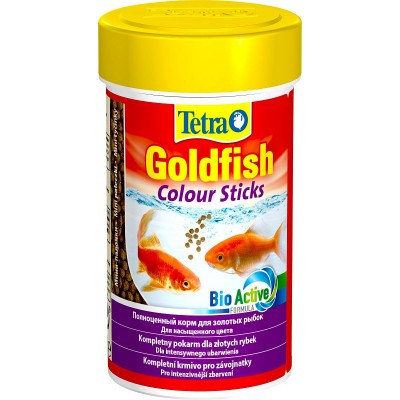 Корм в палочках для улучшения окраса золотых рыбок Tetra Goldfish Colour Sticks 250 мл