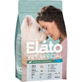 Elato Holistic Vet Special Hypoallergenic сухой диетический корм для собак при пищевой аллергии или...