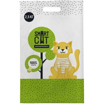 Smart Cat наполнитель кукурузный - 3,5 л (2,5 кг)