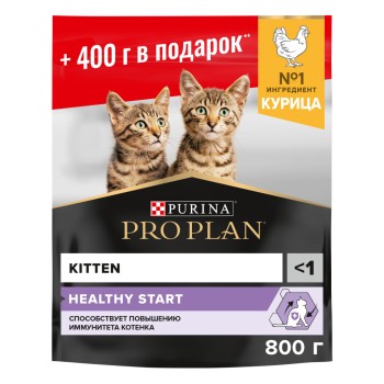 Pro Plan Healthy Start сухой корм для котят, беременных и кормящих кошек, с курицей...
