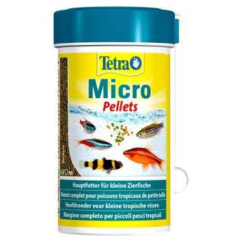 Tetra Micro Pellets корм для мелких видов рыб - 100 мл