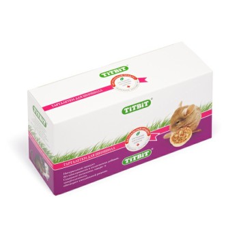 TiTBiT лакомство для шиншилл Тарталетки с клюквой и тыквой - 64 г