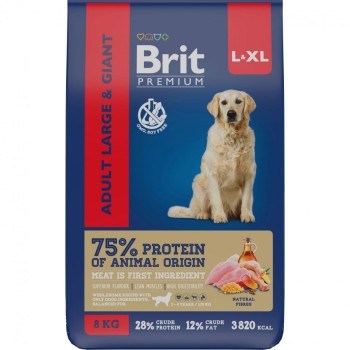 Brit Premium Dog Adult Large and Giant сухой корм для взрослых собак крупных и...