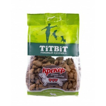 TiTBiT лакомство для собак мелких пород крекер с мясом ягненка - 250 г