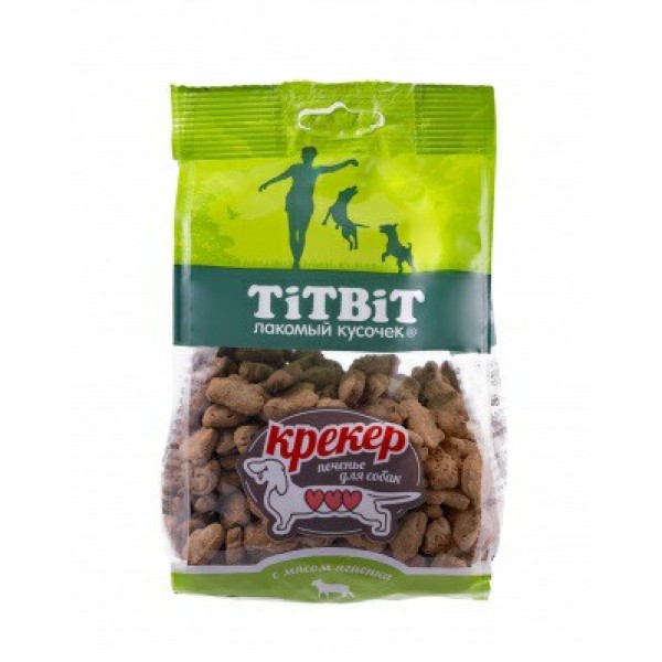 TiTBiT лакомство для собак мелких пород крекер с мясом ягненка - 250 г