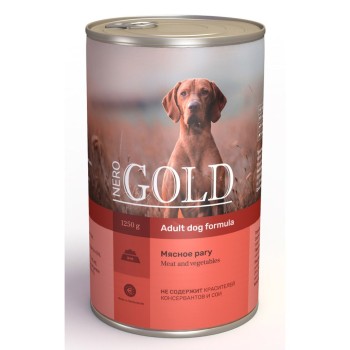 Nero Gold Adult Dog Formula Meat & Vegetables консервы для взрослых собак с мясным...