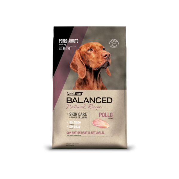 Vitalcan Balanced Dog Adult Natural Recipe сухой корм для взрослых собак с курицей - 15 кг