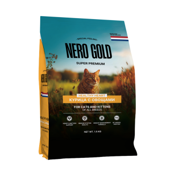 Nero Gold Super Premium сухой корм для кошек и котят с мясом курицы и...