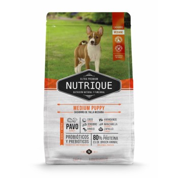 Vitalcan Nutrique Dog Puppy сухой корм для щенков средних пород с индейкой - 3...
