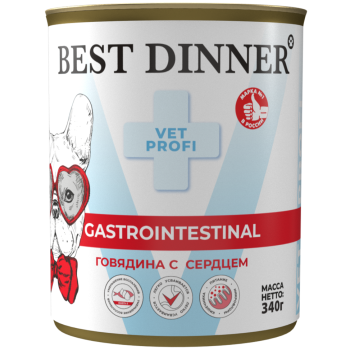 Best Dinner Exclusive Vet Profi Gastro Intestinal диетический влажный корм для взрослых собак с...