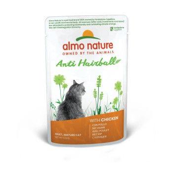 Almo Nature Functional Adult Cat Anti-Hairball with Chicken консервы с курицей для вывода шерсти...