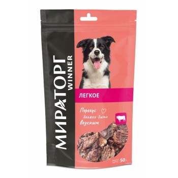 Мираторг лакомство для собак легкое говяжье мини - 50 г