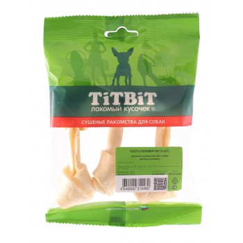 TiTBiT лакомство для собак кость узловая №2 - 3 шт (40 г)