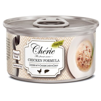 Pettric Shredded Chicken влажный корм для кошек рубленная курица с куриной печенью в подливе...