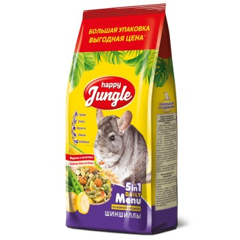 Happy Jungle сухой корм для шиншилл - 900 г