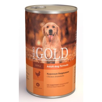 Nero Gold Adult Dog Formula Chicken Drumsticks консервы для взрослых собак с куриными бедрышками...