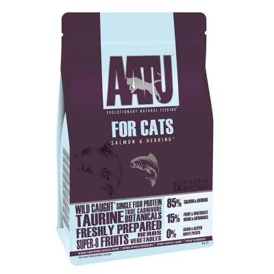Корм для кошек с лососем и сельдью AATU Cat Salmon & Herring 3 кг