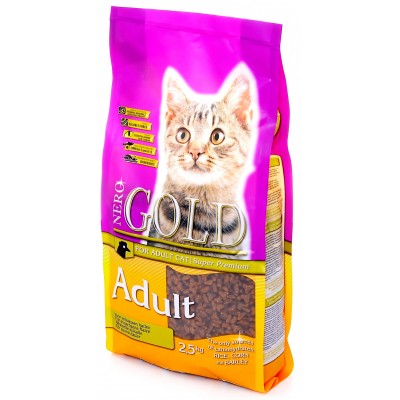 Корм для кошек с курицей Nero Gold Cat Adult Chicken 32/18 18 кг