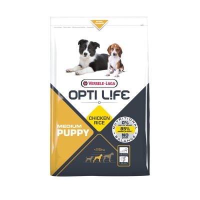 Корм для щенков с курицей Opti Life Opti Life Puppy Medium 12,5 кг