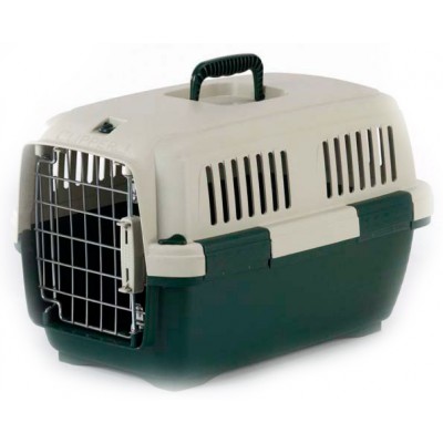 Переноска для кошек и собак Marchioro Cayman 1, 50х33х32 см Зеленая