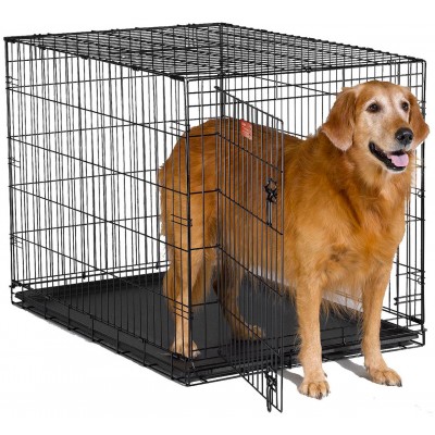 Клетка для собак с одной дверью, черная Midwest iCrate 122x76x84