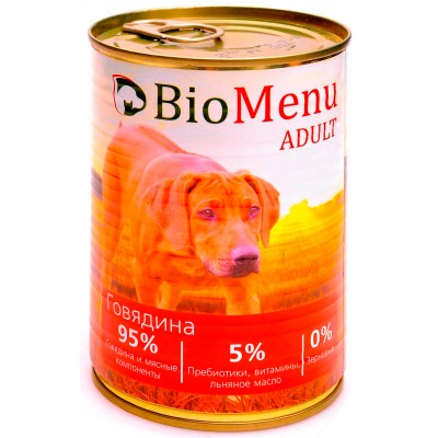 Консервы для собак BioMenu Говядина 410 г