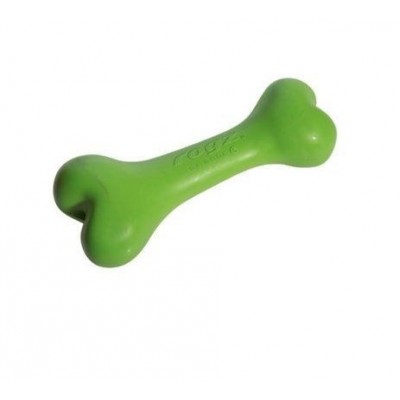 Игрушка для собак Кость из литой резины, большая Rogz Da Bone Rubber Chew Toy лайм