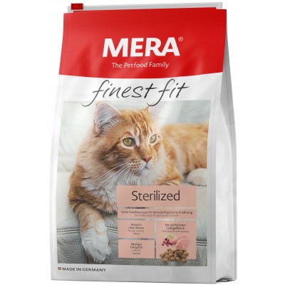 Корм для стерелизованных, кастрированных кошек Mera Finest Fit Sterilized 10 кг