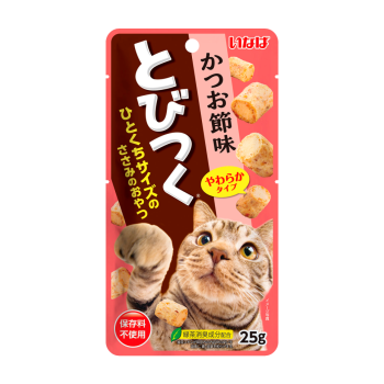 Inaba Tobitsuku лакомство запеченные трубочки для взрослых кошек со вкусом кацуобуси - 25 г