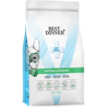 Best Dinner Vet Profi Hypoallergenic сухой корм для собак при пищевой аллергии и непереносимости...