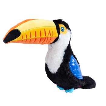 GiGwi TROPICANA SERIES игрушка для собак Тукан с пищалкой большой, 38 см