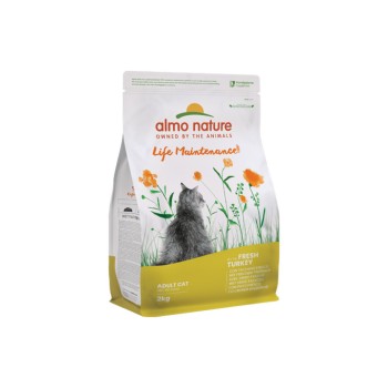 Almo Nature Life Maintenance сухой корм для взрослых кошек и коричневым рисом, со свежей...