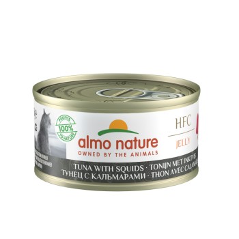 Almo Nature HFC Jelly Tuna with Squids консервированный корм для взрослых кошек с цельными...