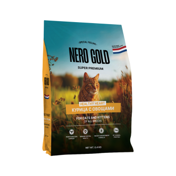 Nero Gold Super Premium сухой корм для кошек и котят с мясом курицы и...
