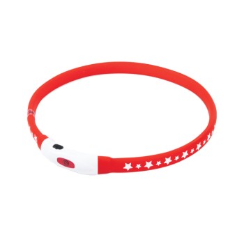 Triol Night City "Звезды" S ошейник светодиодный, 15х400 мм