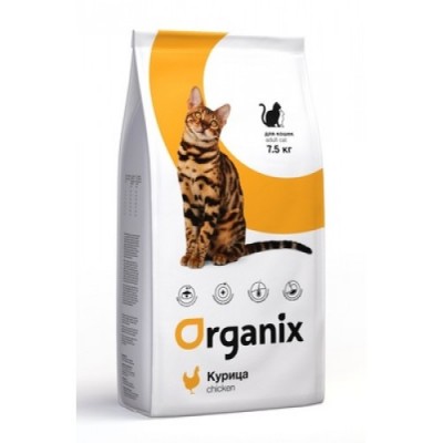 Корм для кошек с курицей Organix Adult Cat Chicken 18 кг