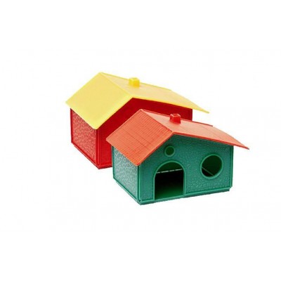 Домик для грызунов сборный Дарэлл Rodents House разноцветный