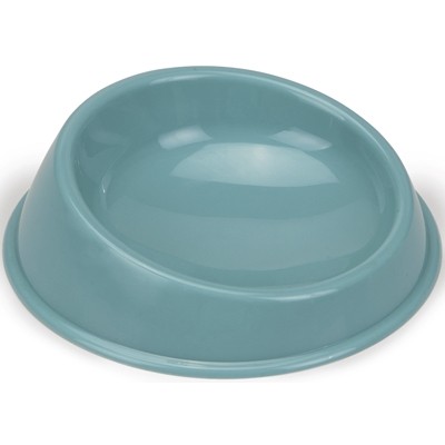 Миска для кошек пластиковая, голубая Beeztees Plastic Bowl 15 см