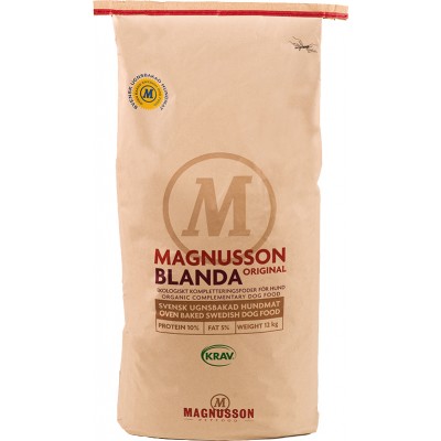 Не содержащая мяса добавка для собак Magnusson Original Blanda 12 кг
