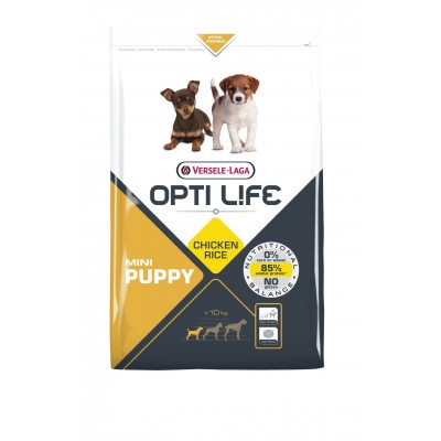 Корм для щенков малых пород с курицей Opti Life Opti Life Puppy Mini 7,5 кг