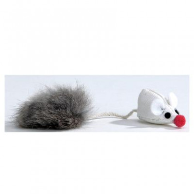 Набор игрушек для кошек Beeztees Мышь с меховым хвостом 6 см