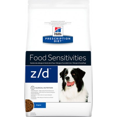 Диета для лечения острых пищевых аллергий у собак Hills Prescription Diet Z/D Ultra 8 кг