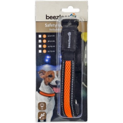 Ошейник для собак светящийся с USB Beeztees Collar Ruflo 36-51 см * 25 мм