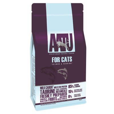 Корм для кошек с лососем и сельдью AATU Cat Salmon & Herring 200 г