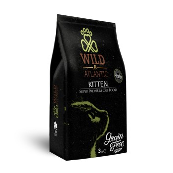 Wild Atlantic GF сухой беззерновой корм для котят в возрасте 1-12 месяцев, с курицей...