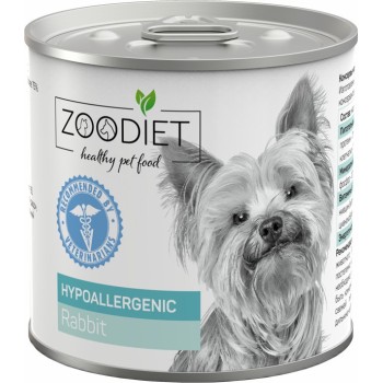 Zoodiet Hypoallergenic Rabbit влажный корм для взрослых собак, склонных к аллергии, с кроликом, в...